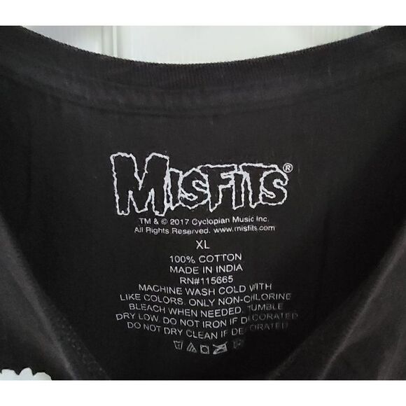 Misfits Skull Tshirt XL - Picture 4 of 5